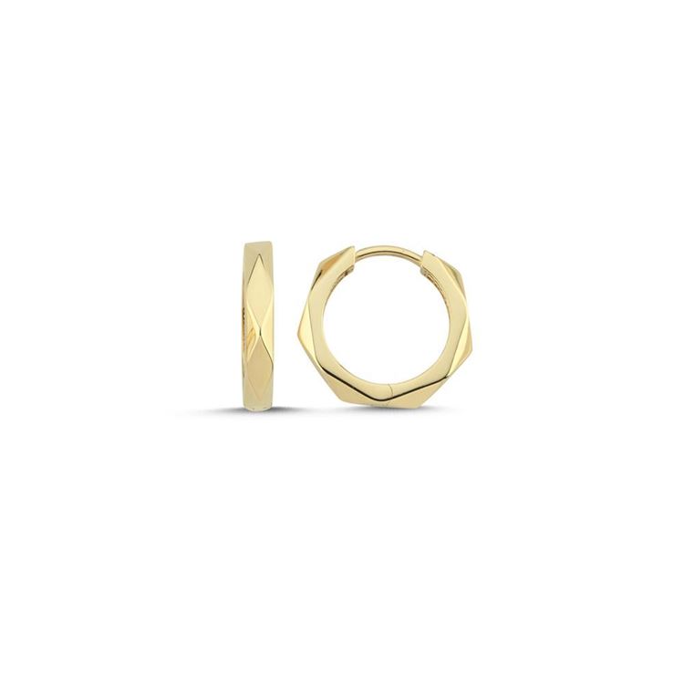 Köşegen Geometrik Tasarım Küpe