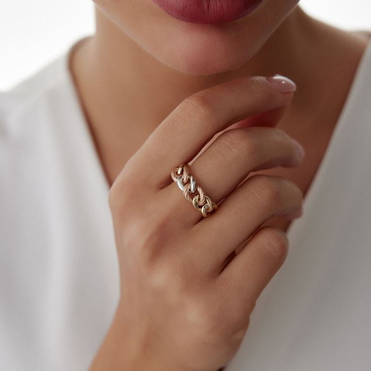 Üç Renk Burgu Yüzük