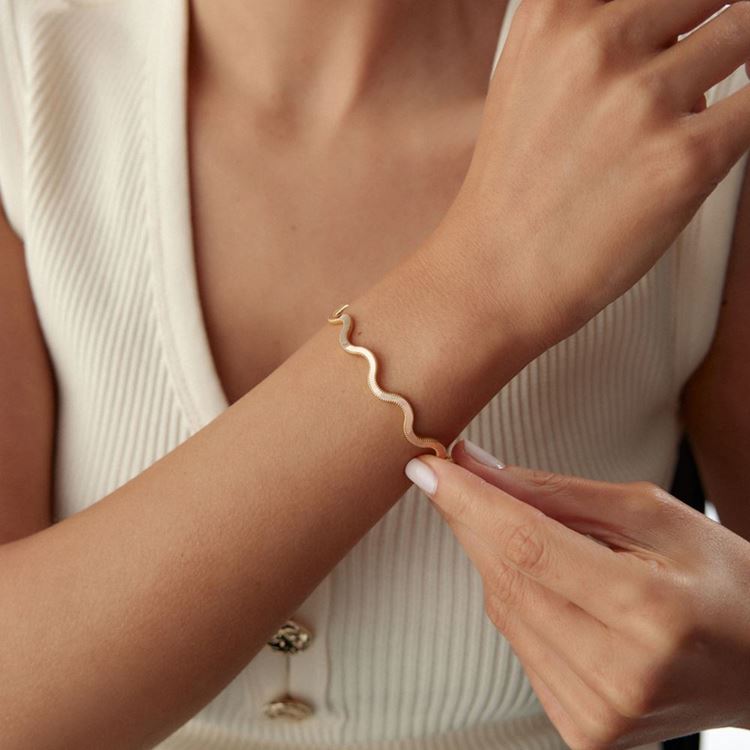 Füzyon Ajda Zikzak Bilezik