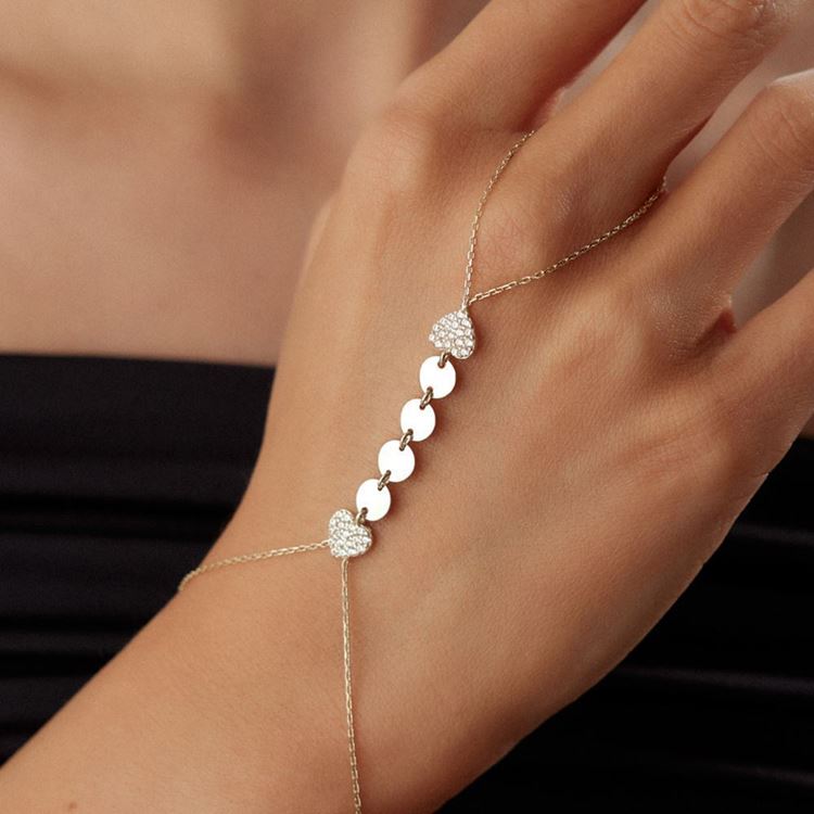 Kalp Taşlı Pul Tasarım Şahmeran