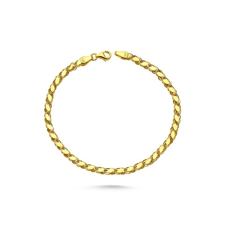 Pullu Zincir Bileklik 19 Cm