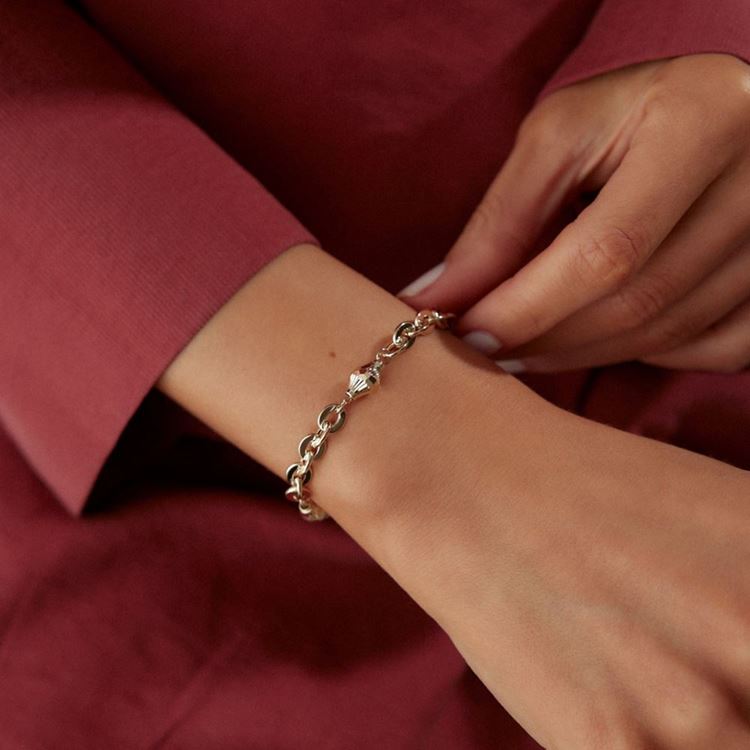 Silindir Kalemli Halka Zincir Bileklik