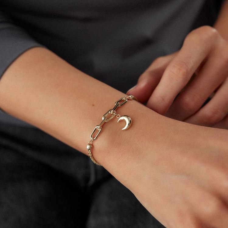 Ay Tasarımlı Bileklik