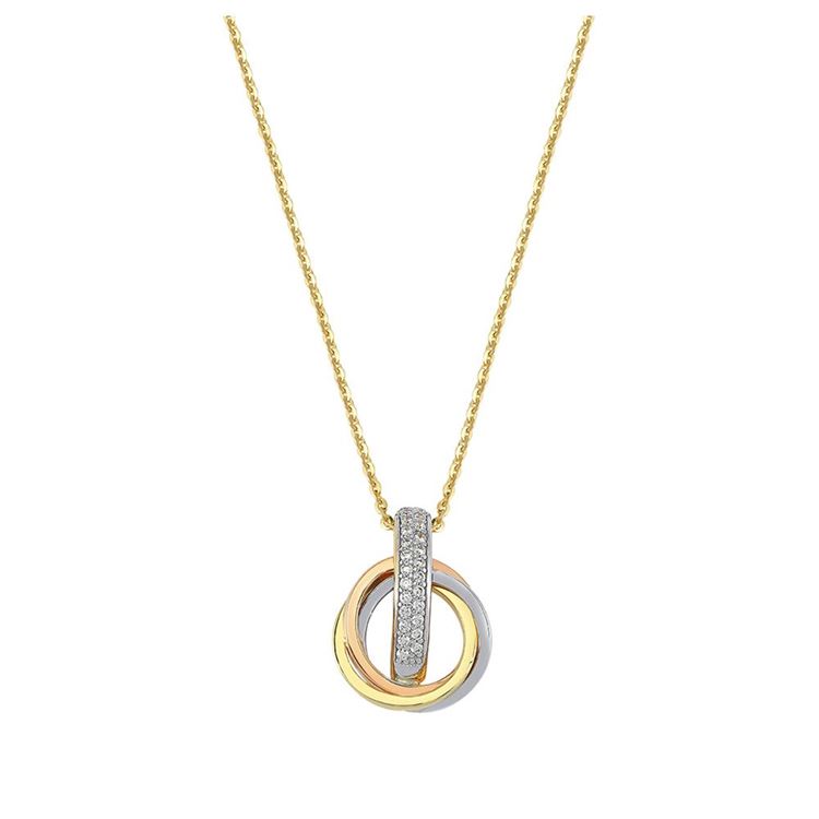 Altın Taşlı Kolye