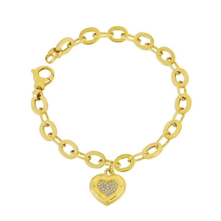 Altın Kalpli Bileklik