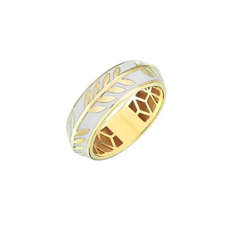 Olivia Beyaz Mineli Yüzük