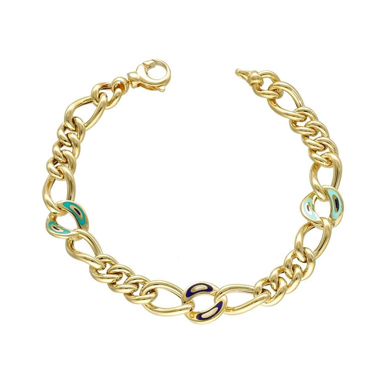 Fortuna Sarı Altın Mineli Bileklik