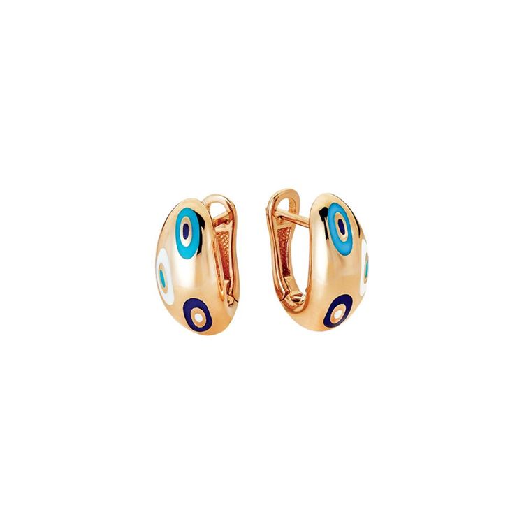 Rose Altın Fortuna Küpe