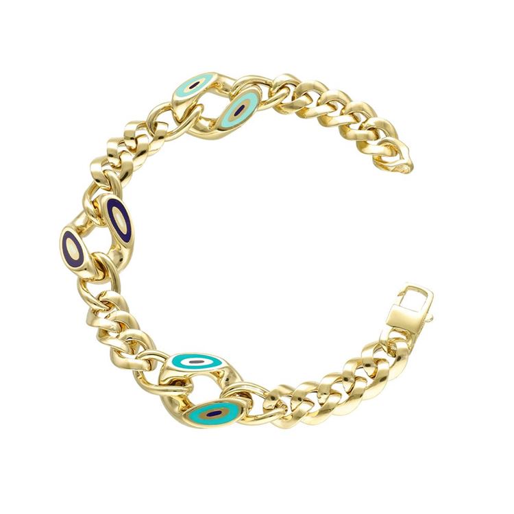 Fortuna Sarı Altın Mineli Bileklik