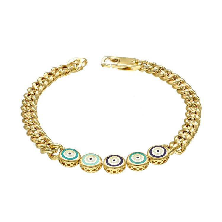 Fortuna Sarı Altın Mineli Bileklik