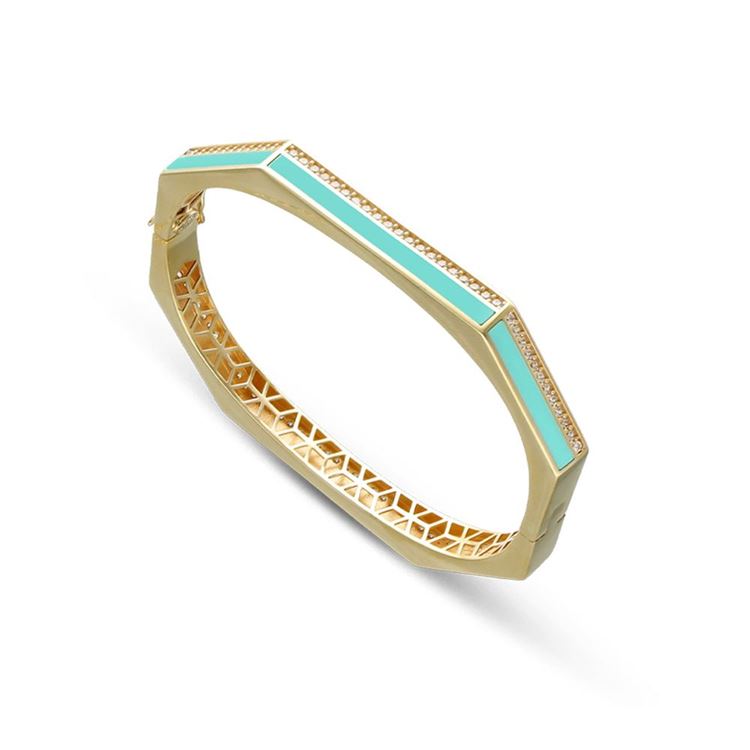 Minima Siyah Mineli Bilezik