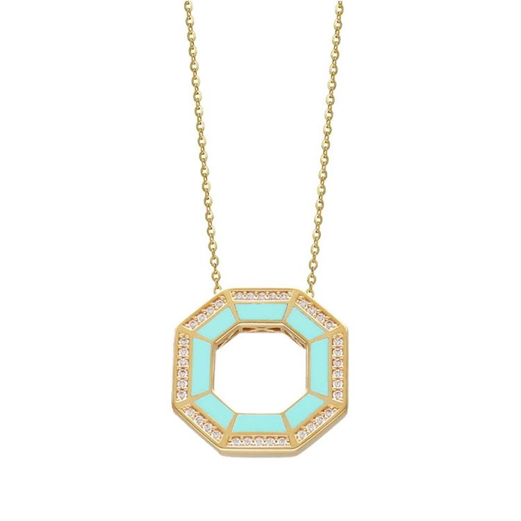 Minima Siyah Mineli Kolye