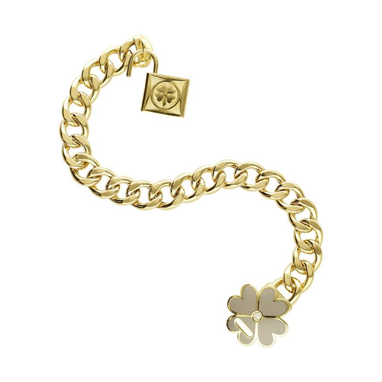 Grej Yonca Mineli Dilek Kilit Bileklik