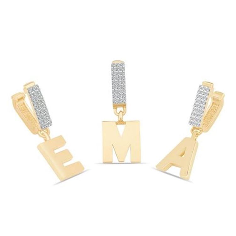 Sallantılı Harf 9Mm Bileklik Charm