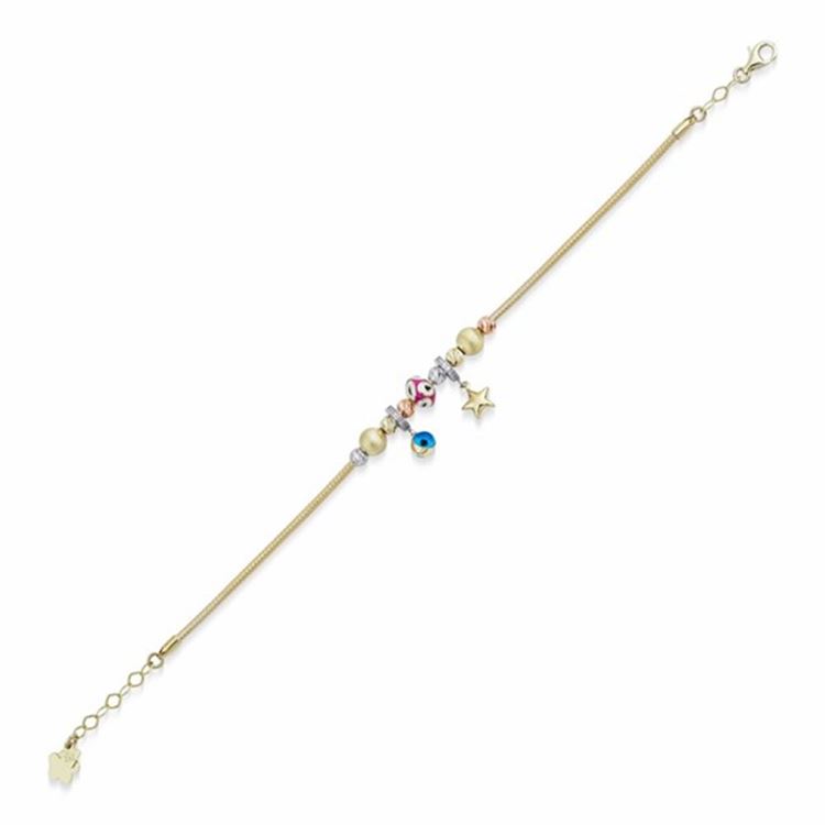 Altın Yıldızlı Şans Bileklik