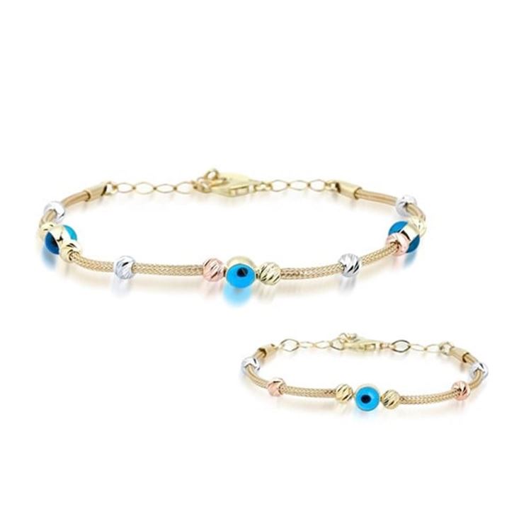 Anne Çocuk İkili Set Altın Bileklik