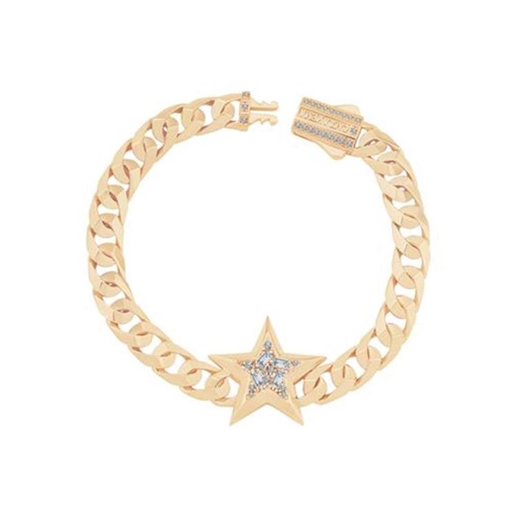 Taşlı Yıldız Gurmet Altın Bileklik