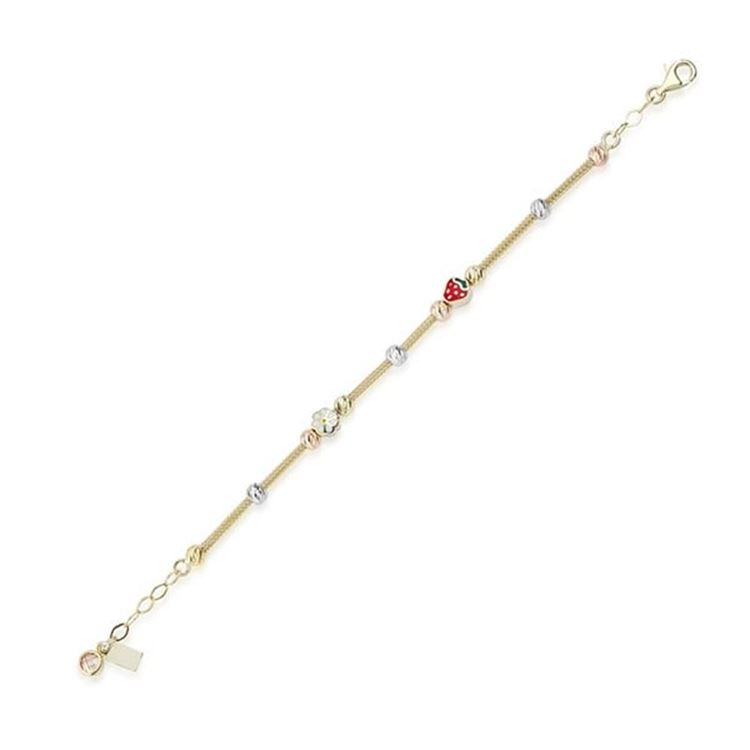 Çilek Mineli Çocuk Bilekliği