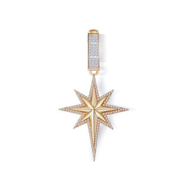 Kuzey Yıldızı Taşlı Charm