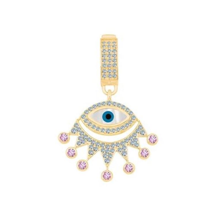 Renkli Taşlı Nazar Göz Charm