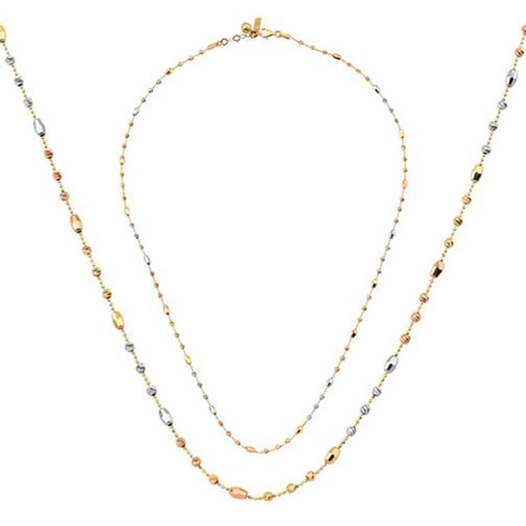 Silindir Top Altın Kolye