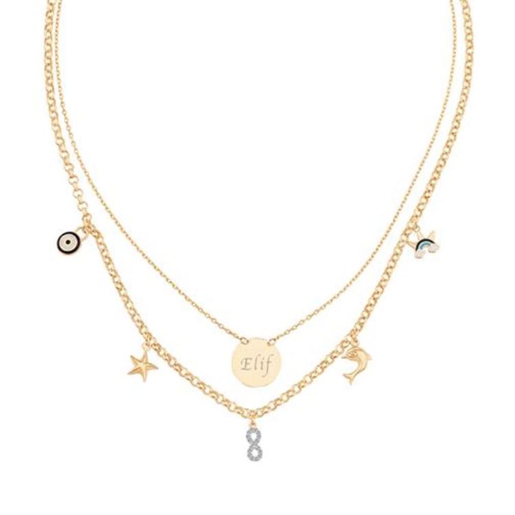 İsim Yazılabilen Şans Kolye