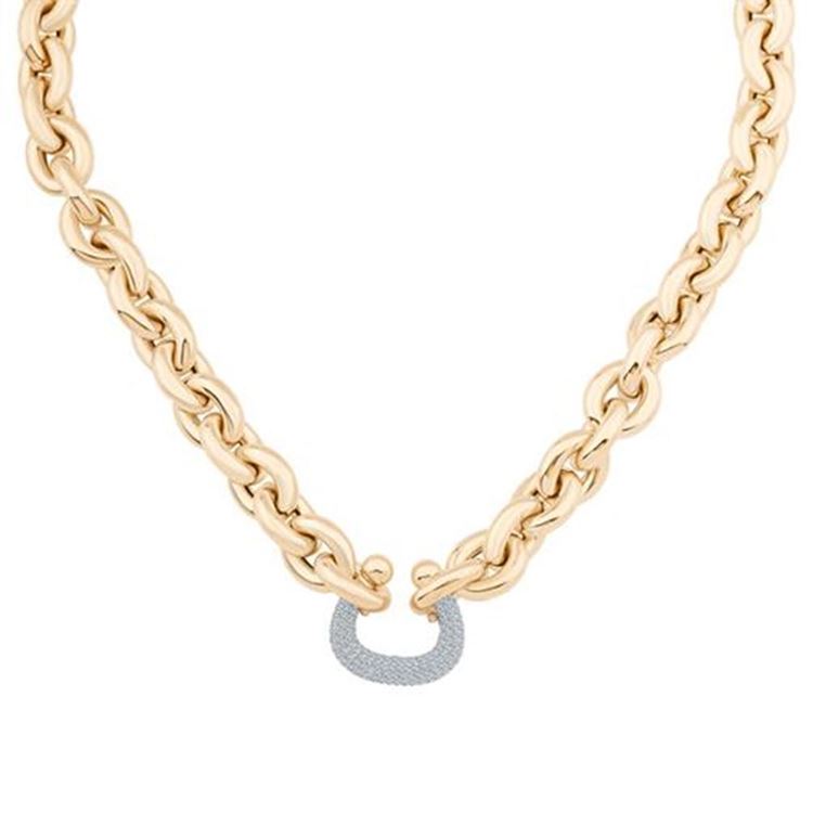 Burgu Zincirli U Form Kolye