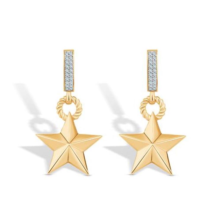 Yıldız Altın Küpe