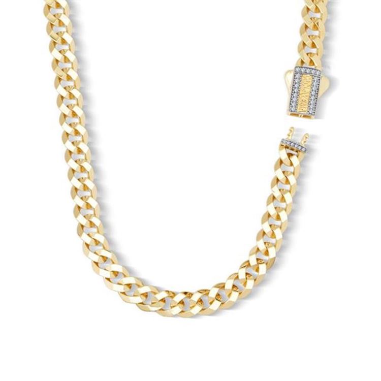 7Mm Altın Gurmet Zincir