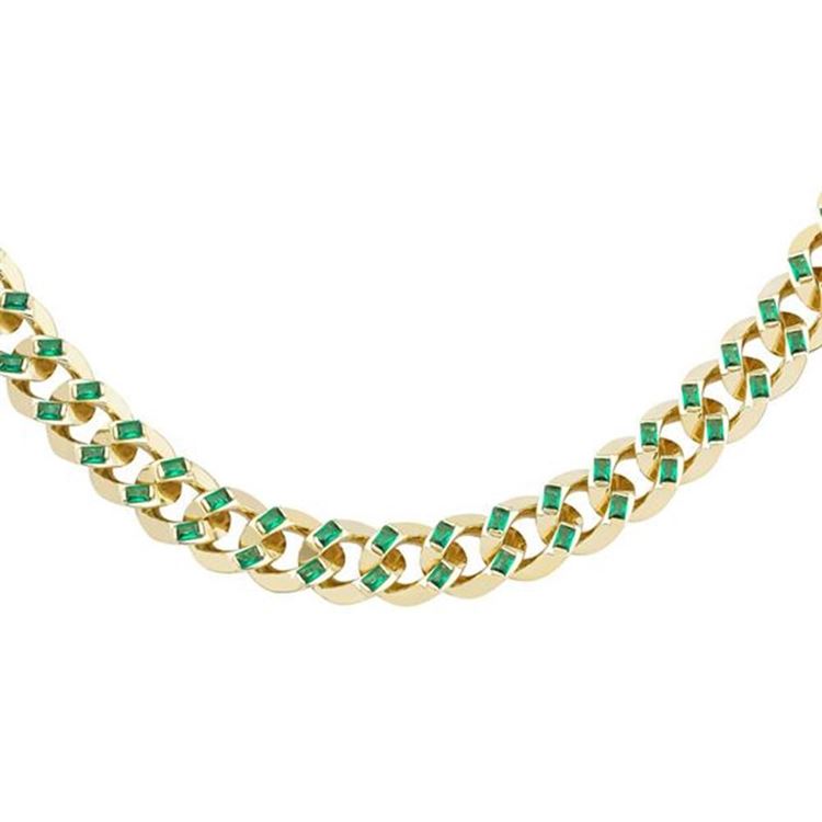 Zümrüt Taşlı Gurmet Zincir