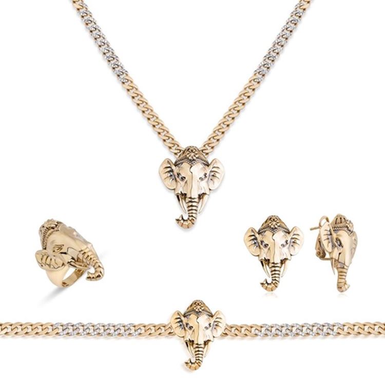 İtalyan Tasarım Taşlı Zincir