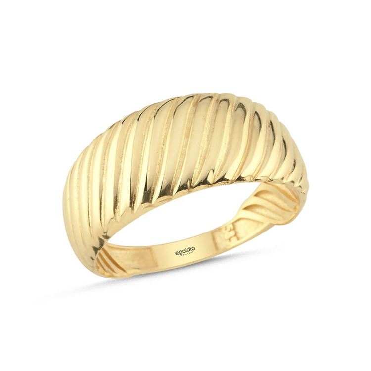 Midye Çizgi Tasarım Yüzük