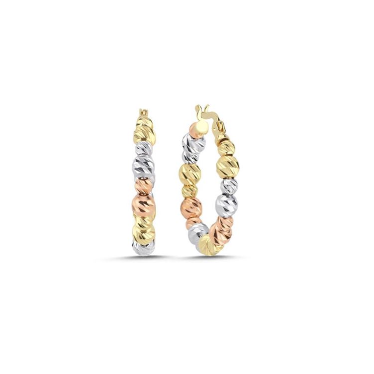 Dorika Toplu Büyük Boy Küpe (2,5x2,5 cm 2,5 mm)