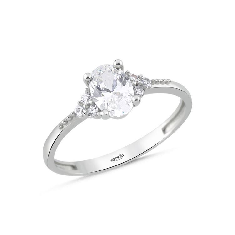 Oval Tektaş Yüzük