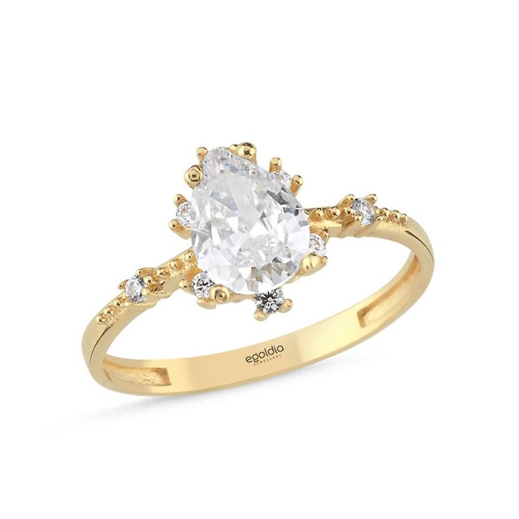 Damla Taşlı Fantazi Yüzük