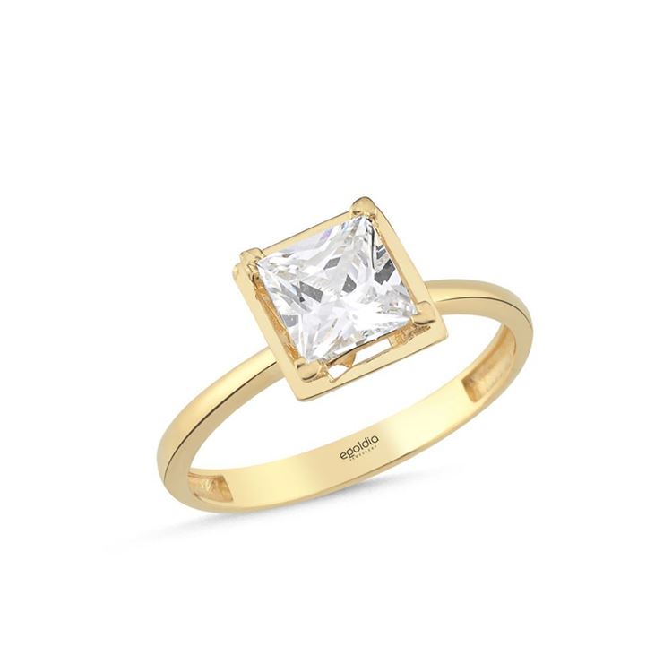 Karetasarım Tektaş Yüzük