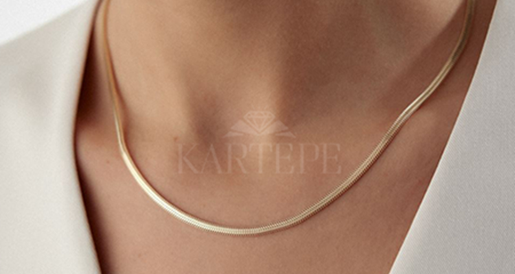 Balıksırtı Zincir Kolye | Kartepe Kuyumculuk ile Zamansız Şıklığın İmzası