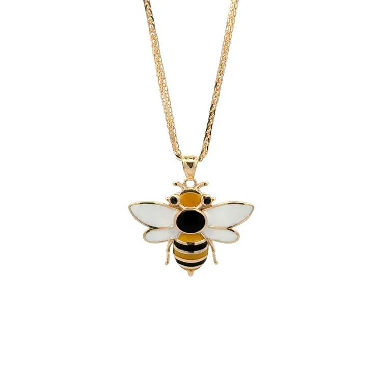 Arı Kolye Ucu (2,0*2,3 Cm 0,15 Mm)