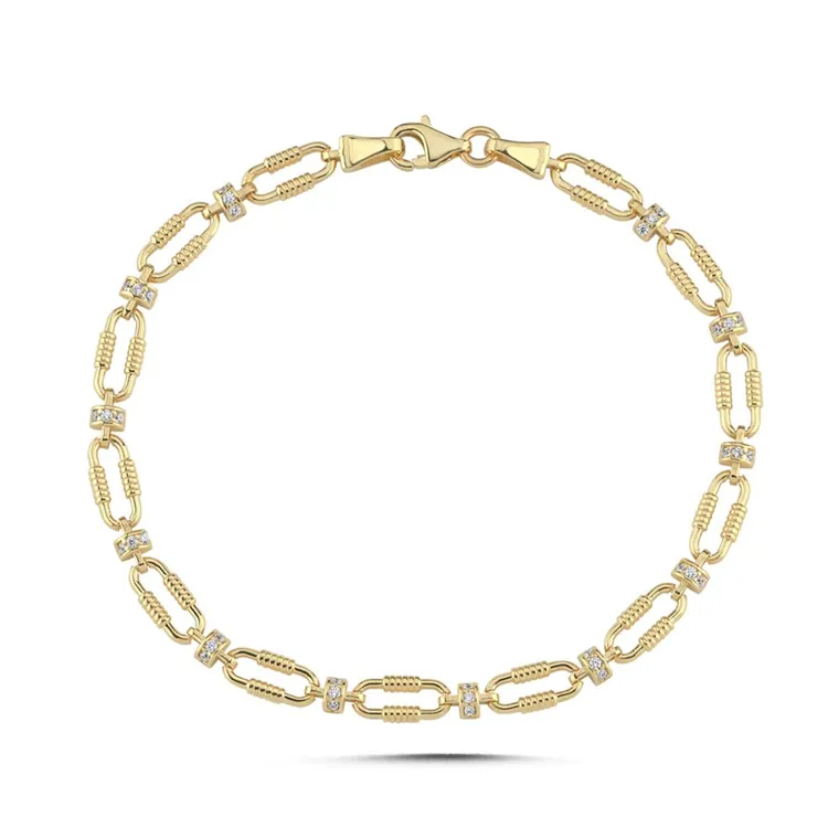 Eterna Burgu Taşlı Bileklik (18.5*0.4 Cm)