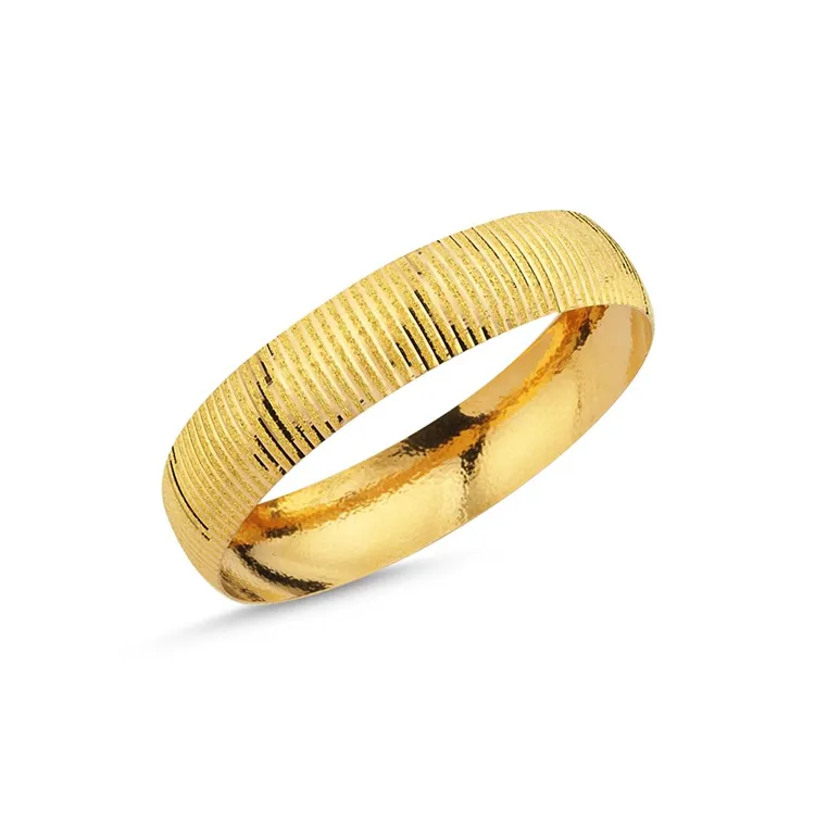 22 Ayar Tel Altın Bilezik 15mm 20 Gr