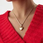 Kalp Charm Kolye Ucu