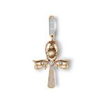 Taşlı Ankh Charm