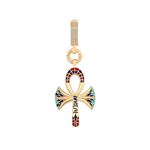 Renkli Ankh Charm Kolye Ucu