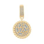Baget Taşlı Yuvarlak Charm