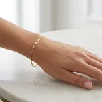 İtalyan Tondo 1,4 mm Altın Bileklik
