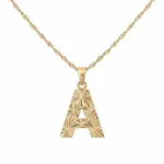 Kalemli Model Altın Harf Kolye Ucu – Modern ve Zarif Tasarım (1,5 × 1,2 cm – 0,2 mm)