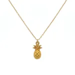 Ananas Meyve Tasarım Minimal Kolye