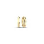 Orta Boy Sade Oval Halka Küpe (1,5x1,5 cm 2 mm)